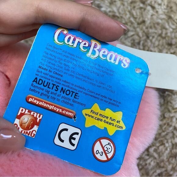 Nwt Vtg 2004 Care Bears Large Stuffed Pink Toy Bear Cheer Jumbo Plush Animal 25” - Picture 6 of 8